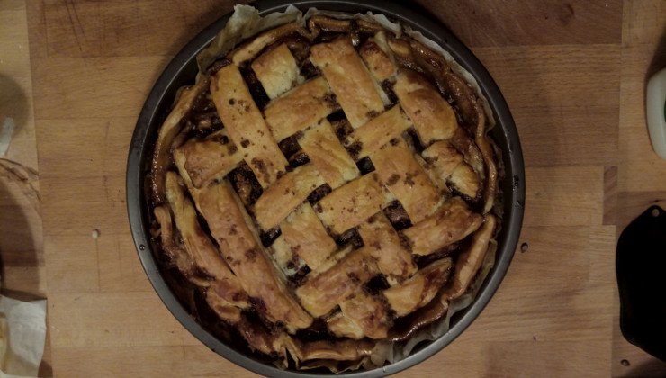 torta di mele sfoglia