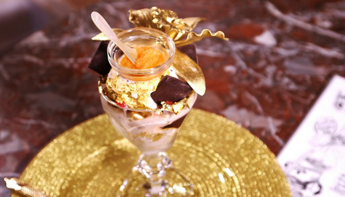 Golden Opulence Sundae